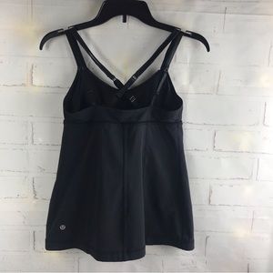 Lululemon: womens black tank top size6